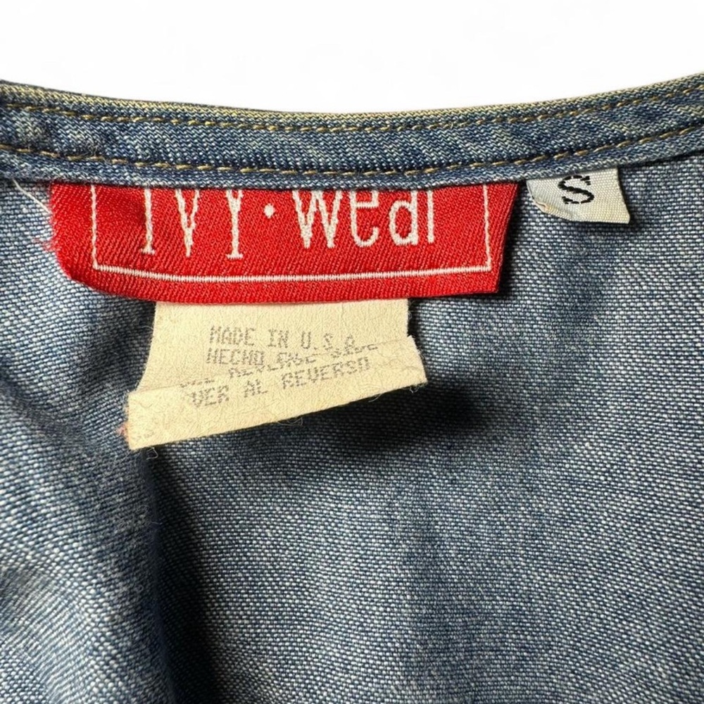 Vintage Patchwork Pattern Vest - image 5